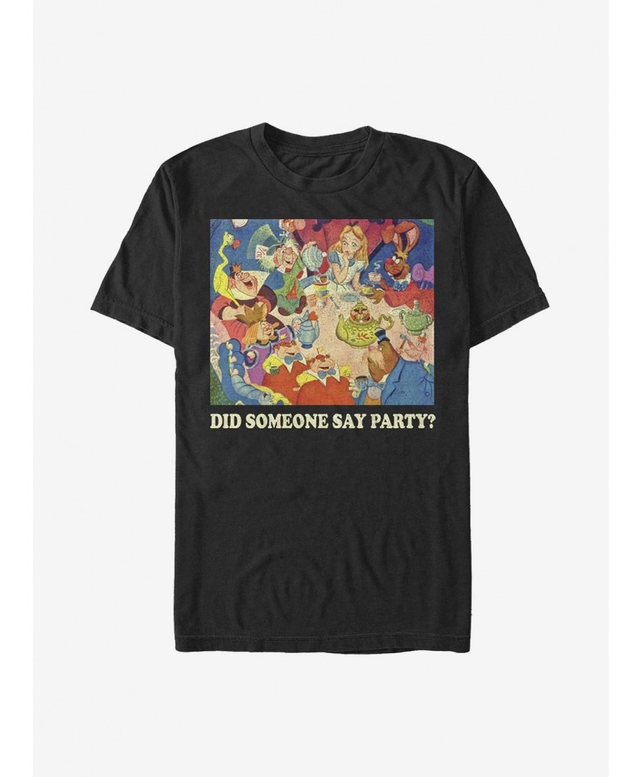 Bestselling Disney Alice In Wonderland Party Party T-Shirt $10.04 T-Shirts