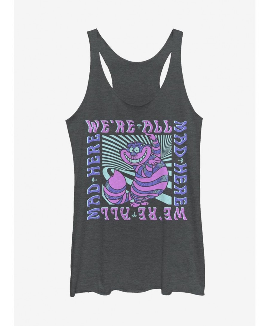 Trendy Disney Alice In Wonderland Mad Here Trip Girls Tank $11.66 Tanks