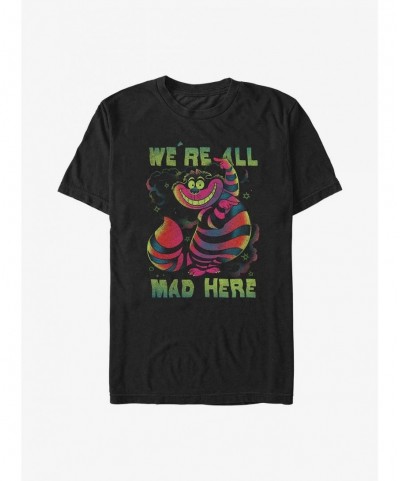 Pre-sale Disney Alice In Wonderland Cheshire Rainbow T-Shirt $8.60 T-Shirts