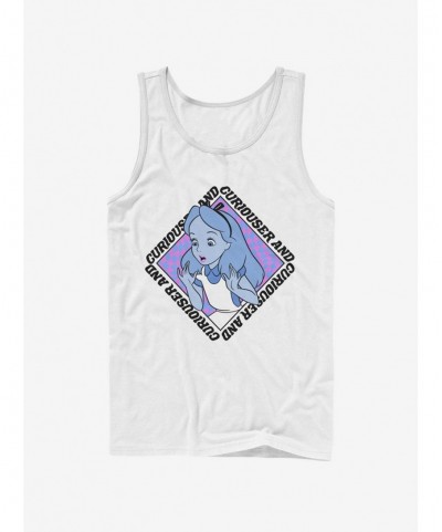 Hot Sale Disney Alice In Wonderland Alice Face Tank $10.96 Tanks