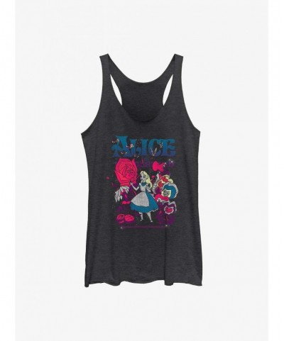 Pre-sale Disney Alice in Wonderland Technicolor Wonderland Girls Tank $10.36 Tanks