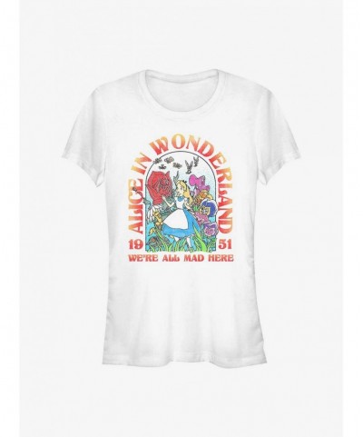 Premium Disney Alice In Wonderland Alice Lockup Girls T-Shirt $9.21 T-Shirts