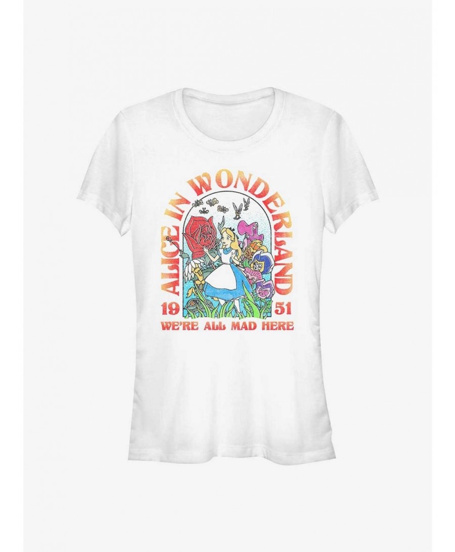 Premium Disney Alice In Wonderland Alice Lockup Girls T-Shirt $9.21 T-Shirts