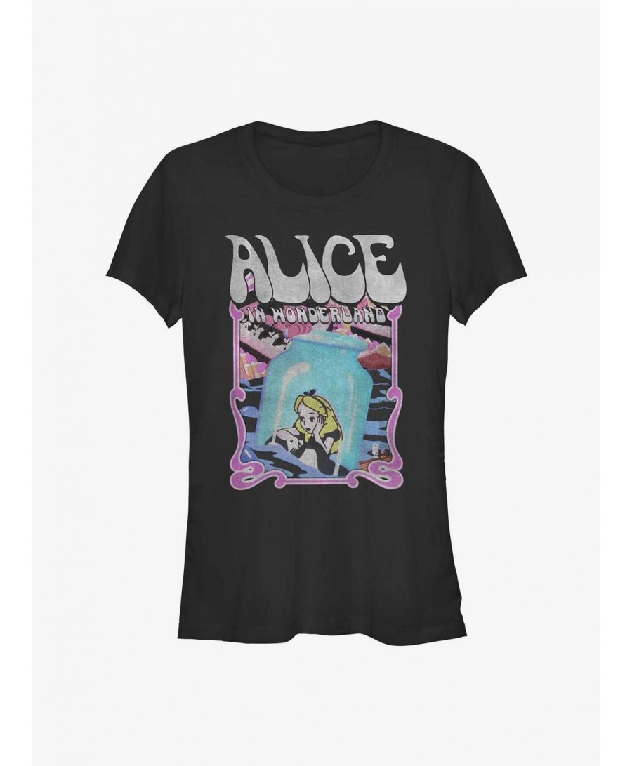 Value Item Disney Alice In Wonderland Alice Poster Girls T-Shirt $8.72 T-Shirts