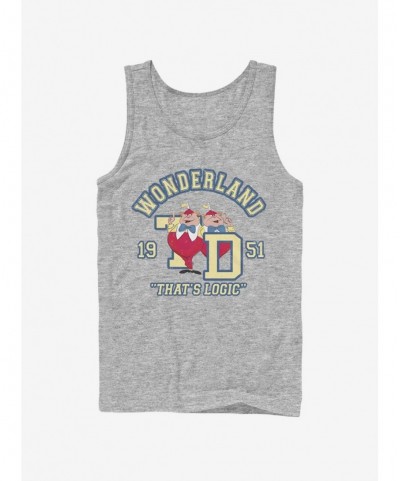 Exclusive Disney Alice In Wonderland Tweedle Collegiate Tank $7.72 Tanks