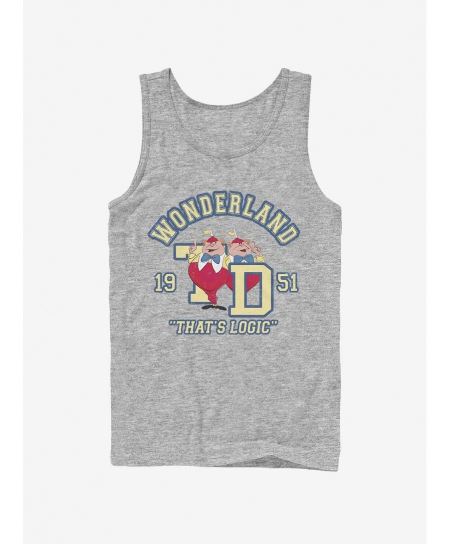 Exclusive Disney Alice In Wonderland Tweedle Collegiate Tank $7.72 Tanks