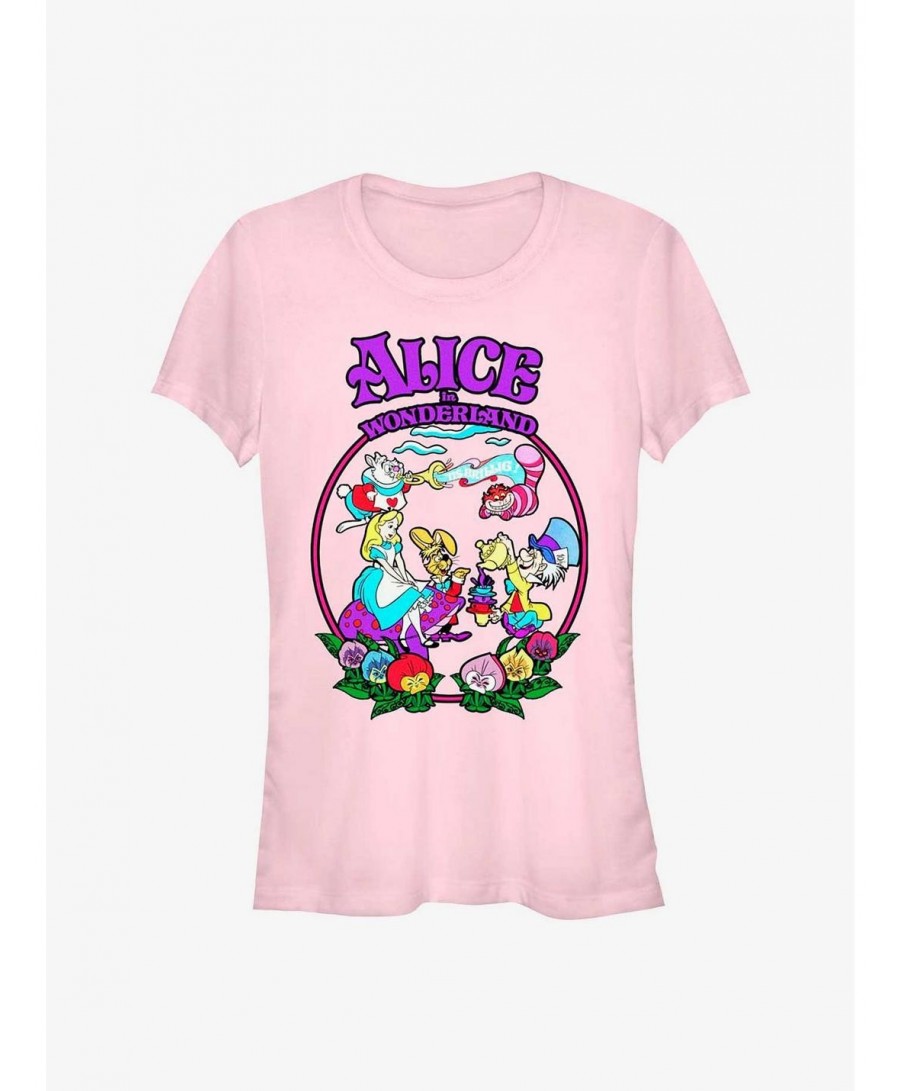 Value Item Disney Alice In Wonderland Tea Time Girls T-Shirt $11.70 T-Shirts