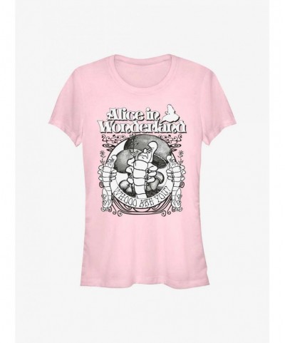 Absolute Discount Disney Alice In Wonderland Absolem Caterpillar Girls T-Shirt $7.72 T-Shirts