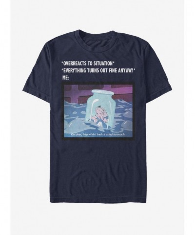 Trendy Disney Alice In Wonderland Anxiety Meme T-Shirt $11.95 T-Shirts