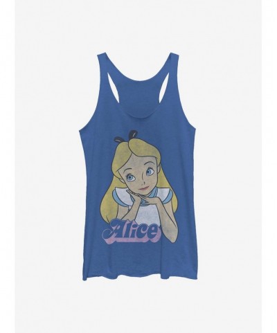 Value for Money Disney Alice In Wonderland Big Alice Girls Tank $11.91 Tanks