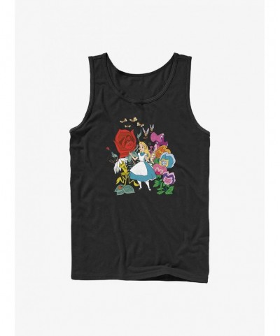 Limited-time Offer Disney Alice in Wonderland Flower Afternoon Tank $7.97 Tanks