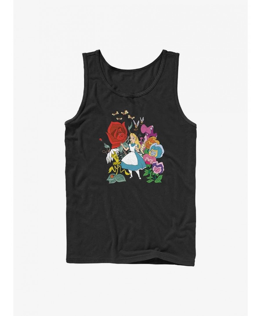 Limited-time Offer Disney Alice in Wonderland Flower Afternoon Tank $7.97 Tanks