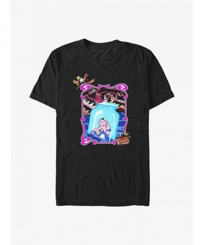 Hot Sale Disney Alice In Wonderland Alice In Bottle T-Shirt $9.80 T-Shirts