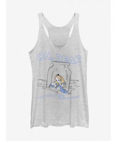 Flash Sale Disney Alice In Wonderland Dear Tears Girls Tank $10.36 Tanks