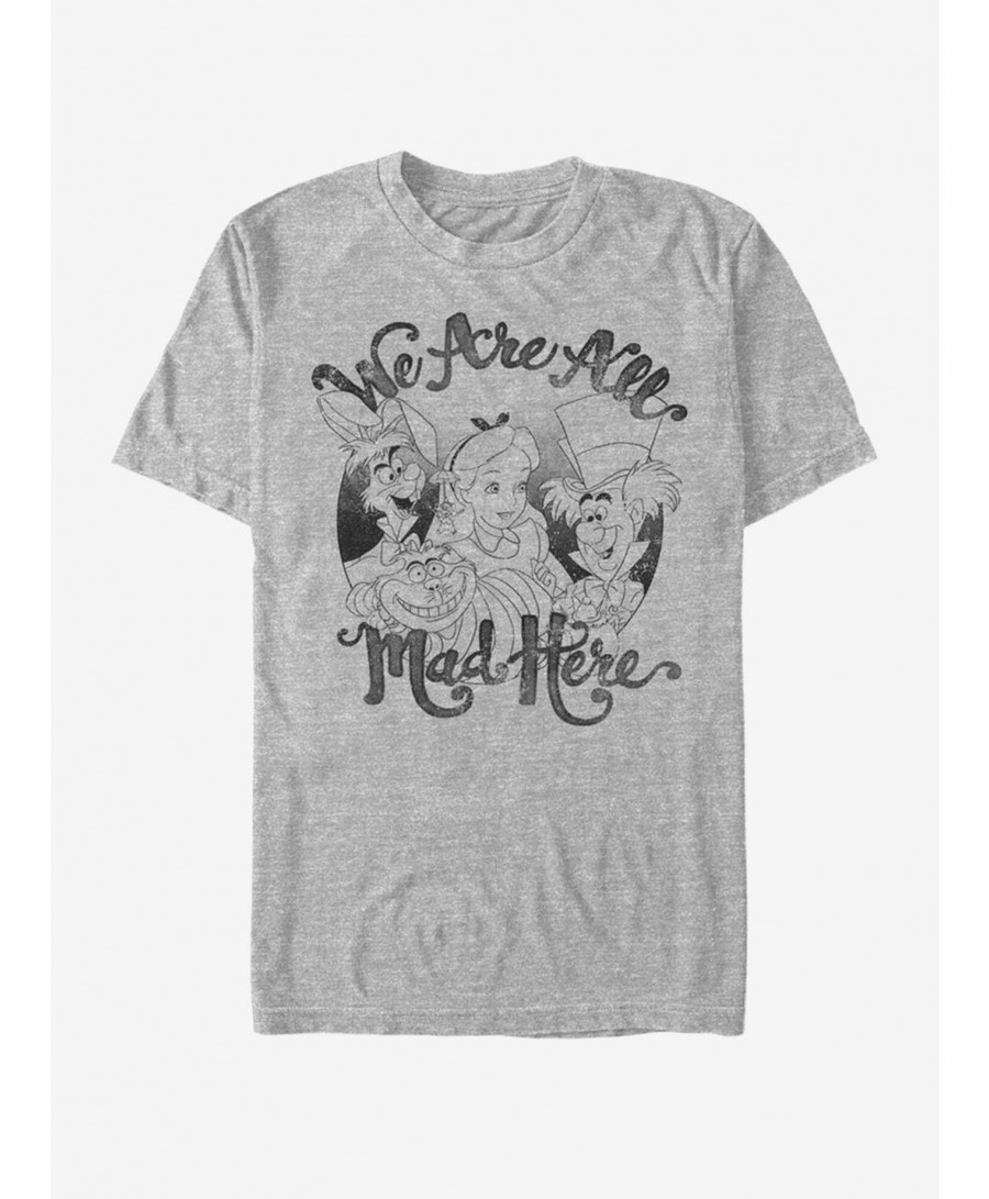 Premium Disney Alice In Wonderland All Mad Here T-Shirt $10.76 T-Shirts