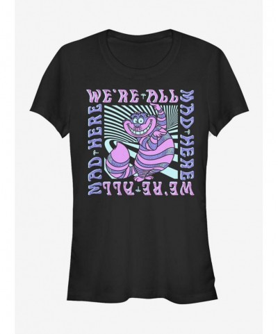 Clearance Disney Alice In Wonderland Mad Here Trip Girls T-Shirt $11.70 T-Shirts