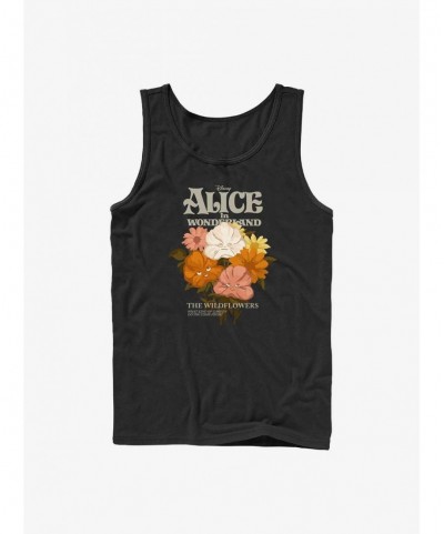 Best Deal Disney Alice in Wonderland The Wildflowers Tank $10.46 Tanks