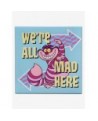 Bestselling Disney Alice in Wonderland We're All Mad Here Canvas Wall Decor $15.96 Décor