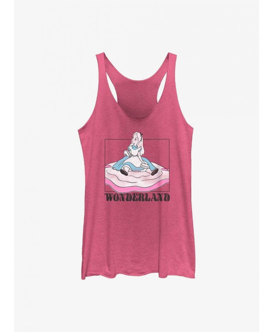 Exclusive Price Disney Alice in Wonderland Soft Pop Wonderland Girls Tank $9.07 Tanks