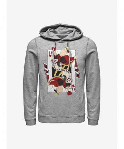 Big Sale Disney Alice In Wonderland Queen Of Hearts Hoodie $14.37 Hoodies