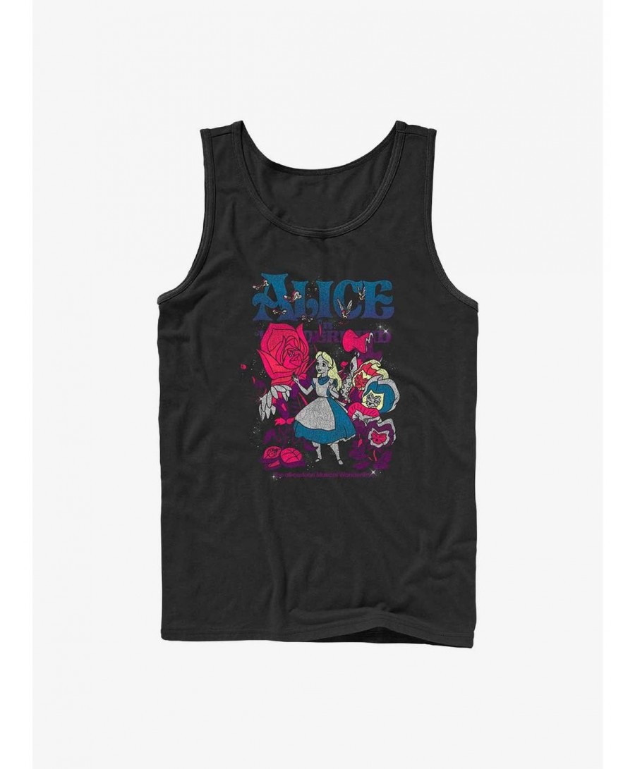 Low Price Disney Alice in Wonderland Technicolor Wonderland Tank $7.47 Tanks