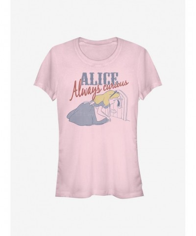 Discount Sale Disney Alice In Wonderland Vintage Alice Girls T-Shirt $8.72 T-Shirts