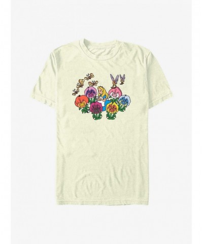 Discount Disney Alice In Wonderland Flowerland T-Shirt $9.80 T-Shirts