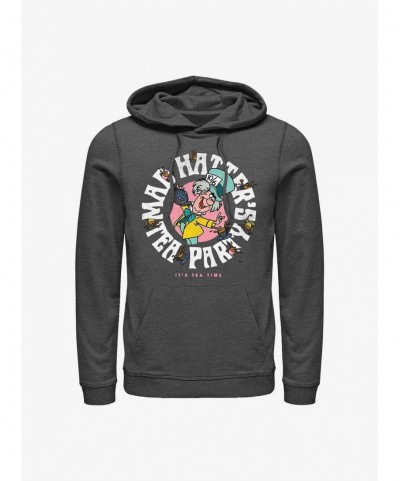 Exclusive Price Disney Alice in Wonderland Mad Hatter's Tea Party Hoodie $20.65 Hoodies