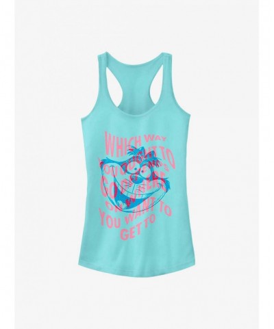 Absolute Discount Disney Alice In Wonderland Which Way You Ought To Go Girls Tank $10.71 Tanks