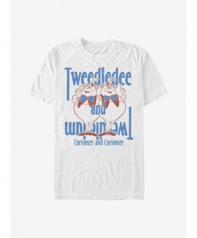 Exclusive Price Disney Alice In Wonderland Tweedles T-Shirt $8.60 T-Shirts