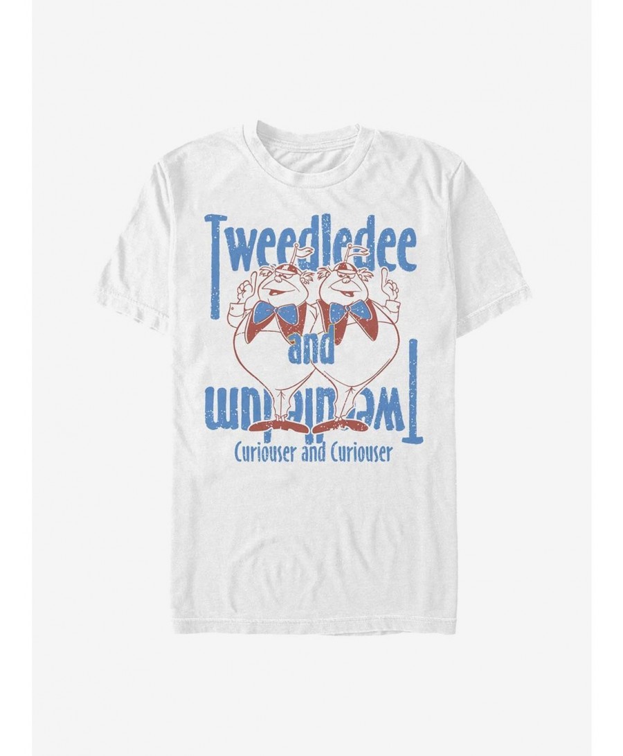 Exclusive Price Disney Alice In Wonderland Tweedles T-Shirt $8.60 T-Shirts