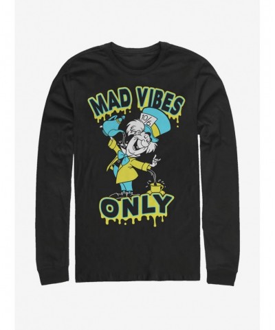 Clearance Disney Alice In Wonderland Spill It Hatter Long-Sleeve T-Shirt $12.83 T-Shirts