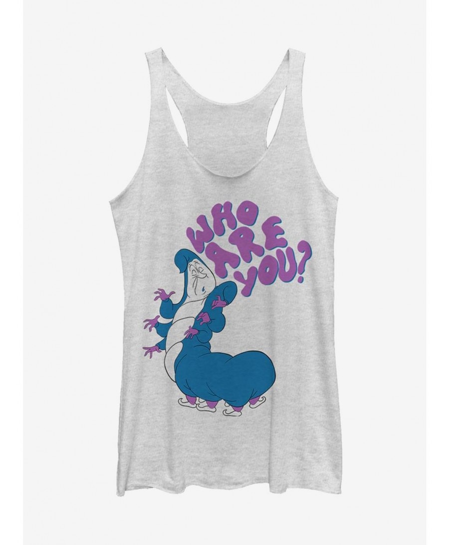 Hot Sale Disney Alice In Wonderland Who Are You Girls Tank $11.40 Tanks