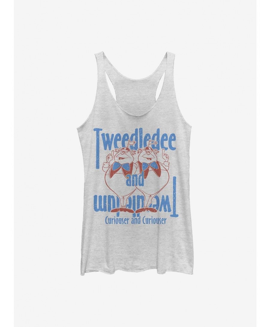 Discount Sale Disney Alice In Wonderland Tweedles Girls Tank $8.03 Tanks