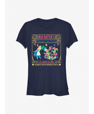 Huge Discount Disney Alice In Wonderland Mad Hatter's Tea House Girls T-Shirt $7.47 T-Shirts