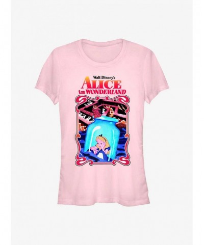 Big Sale Disney Alice In Wonderland In A Bottle Girls T-Shirt $9.21 T-Shirts