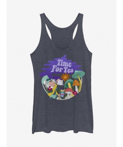 Bestselling Disney Alice In Wonderland Tea Time Filled Girls Tank $8.81 Tanks