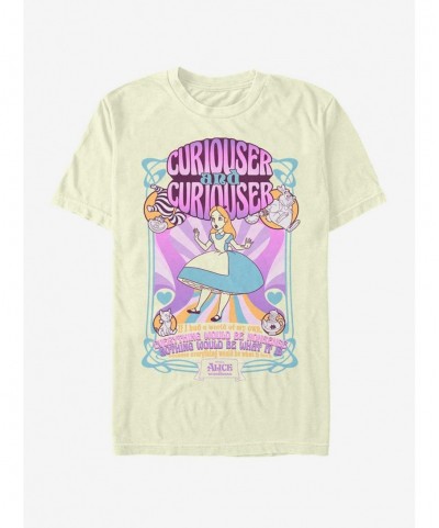 Pre-sale Discount Disney Alice In Wonderland Psychedelic Nouveou T-Shirt $9.08 T-Shirts