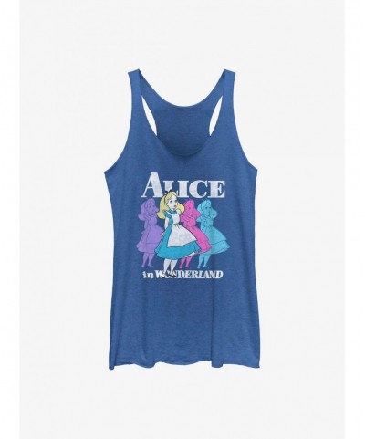 Unique Disney Alice in Wonderland Trippy Alice Girls Tank $11.66 Tanks