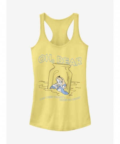 Sale Item Disney Alice In Wonderland Dear Tears Girls Tank $10.21 Tanks