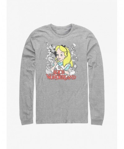 Sale Item Disney Alice in Wonderland Group Long-Sleeve T-Shirt $15.46 T-Shirts