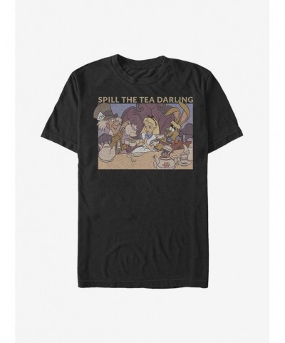 High Quality Disney Alice In Wonderland Spill The Tea T-Shirt $11.95 T-Shirts