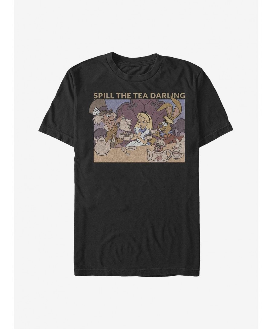 High Quality Disney Alice In Wonderland Spill The Tea T-Shirt $11.95 T-Shirts