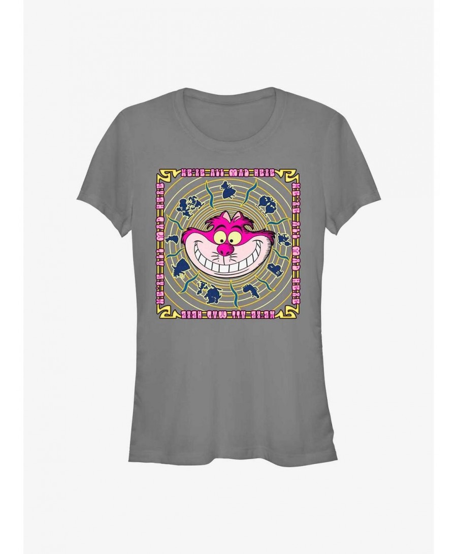 Wholesale Disney Alice In Wonderland Radiate Madness Cheshire Girls T-Shirt $9.21 T-Shirts